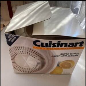 Cuisinart White Citrus Juicer Attachment